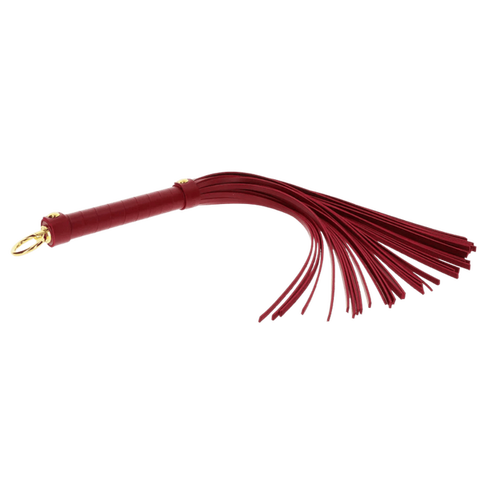 Scala Large Whip Red for BDSM Impact Play and Sensation Control - Whips And Crops
