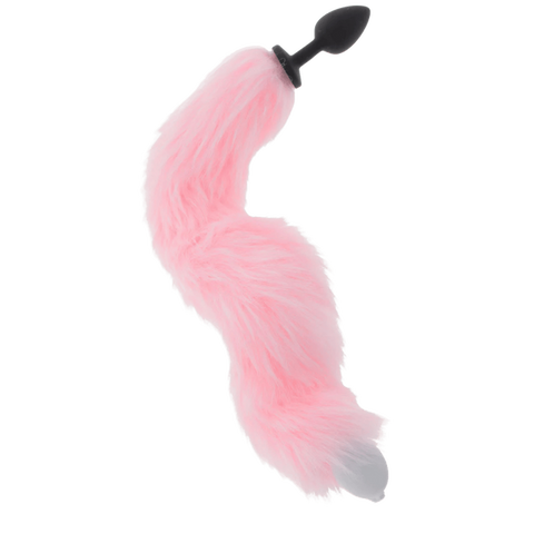 Scala Unicorn Tail & Buttplug LED (Black) with Flexible Tail and LED Lights - Butt Plugs