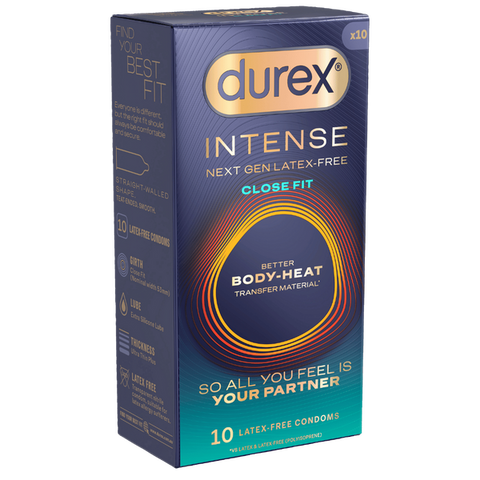 Durex Intense Next Gen Close Fit 10 Piece Condoms - Condoms