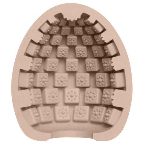 Baile Pretty Love Pleasure Egg Ribbed Textured Male Masturbator Stroker - Masturbators and Strokers