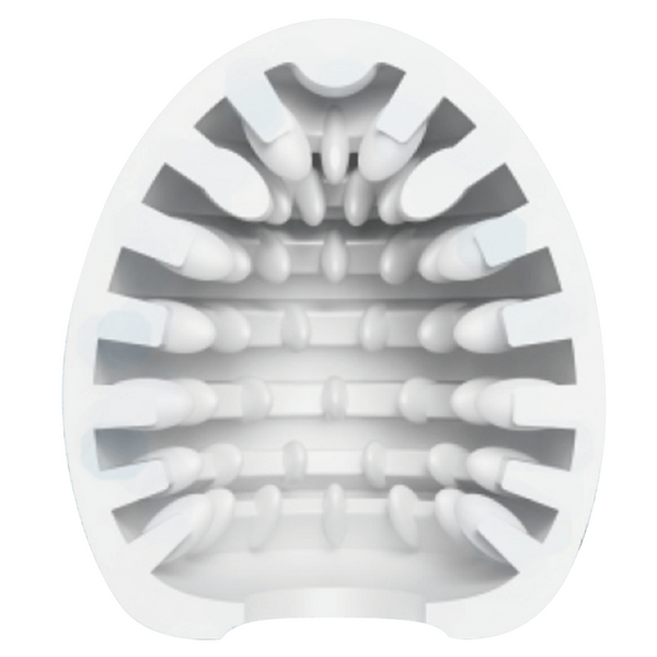 Pretty Love Pleasure Egg Ribbed Textured Male Masturbator - - Masturbators and Strokers