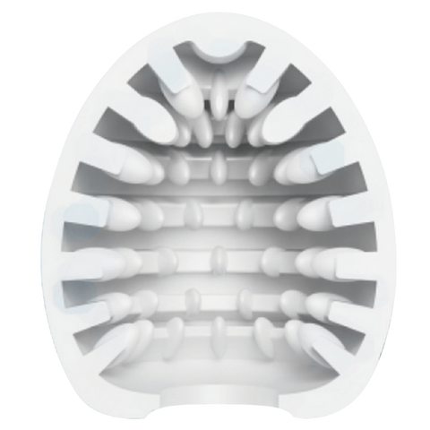 Baile Pretty Love Pleasure Egg Ribbed Textured Male Masturbator Stroker - Masturbators and Strokers