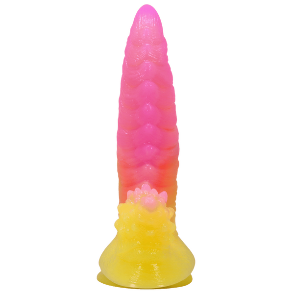 Baile Flame Beast Rippled Monster Silicone Dildo - Realistic Dildos
