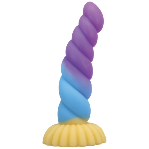 Baile Unicorn 22 cm Suction Cup Silicone Dong - Realistic Dildos