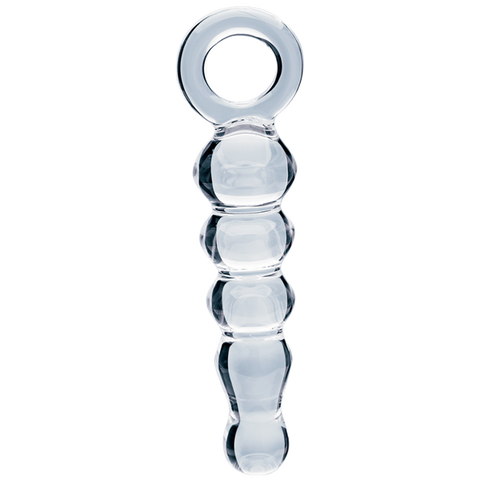 Creative Conceptions Glass Dildo Heras Tryst Curved G Spot Stimulation - Glass Sex Toys