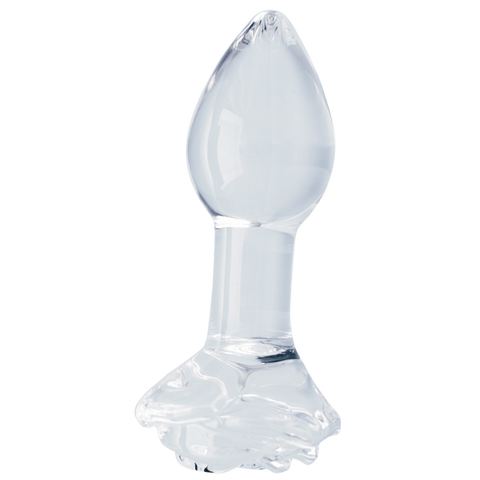 Creative Conceptions Glass Dildo Utopian Bloom Handcrafted Butt Plug - Glass Sex Toys