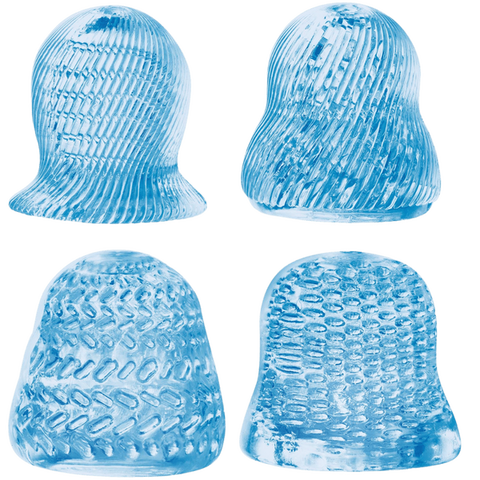 NANMA Corporation 4 in 1 Male Glans Stroker Set with Four Textures - Masturbators and Strokers