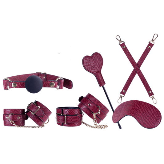 Excellent Power Sovereign Luxury Bondage Set - Red - Bondage Kits