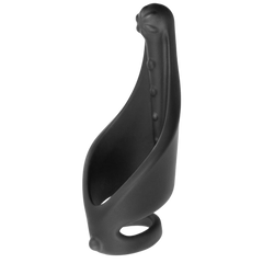 Excellent Power Cock Ring with Strap and Stimulator Black - Default Title - Stretchy Cock Rings