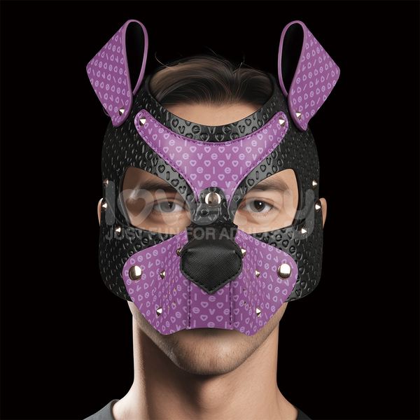 Lovetoy Wicked Pup Play Durable Bondage Mask - - Masks And Blindfolds