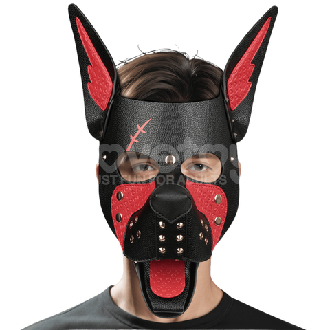 Lovetoy Scarred Alpha Pup Fetish Play Mask - Masks And Blindfolds