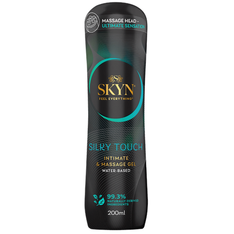 Ansell Silky Touch Intimate & Massage Gel 200ml - Water Based Lubes