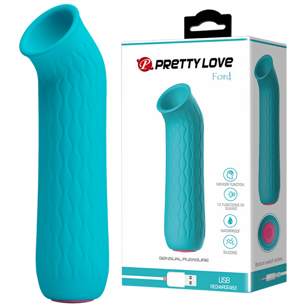 Baile Ford 12 Functions Rechargeable Clitoral Massager - Clit Ticklers and Pulsators