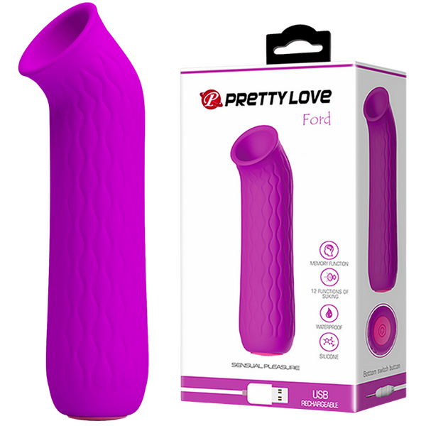 Baile Ford 12 Functions Rechargeable Clitoral Massager - Clit Ticklers and Pulsators