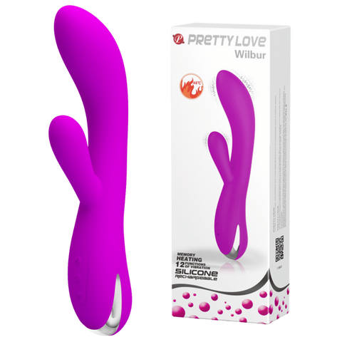 Pretty Love Wilbur Warming Silicone Rabbit Vibrator - Rabbit Vibrators