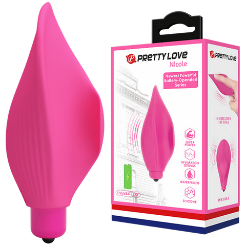 Baile Nicole 10 Functions Silicone Finger Vibrator - Finger and Tongue Vibrators