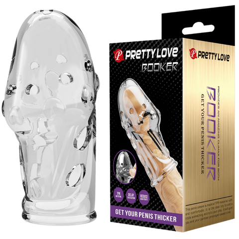 Baile Booker Male TPR Material Penis Extension Sleeve - Penis Sleeves and Extenders