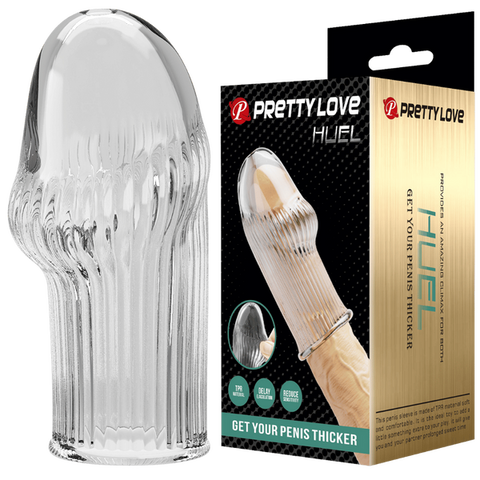 Baile Huel TPR Material Penis Extender Sleeve - Penis Sleeves and Extenders
