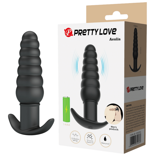 Baile Aeolis Vibrating Silicone Anal Plug - Butt Plugs