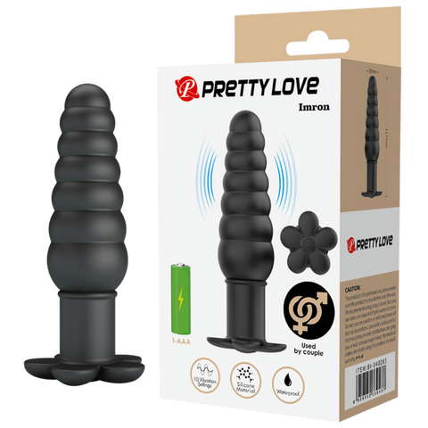 Baile Imron Vibrating Silicone Butt Plug - Butt Plugs