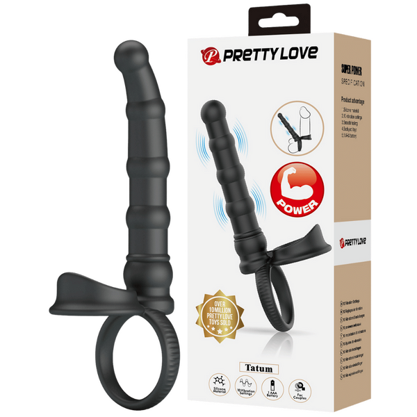 Baile Tatum Vibrating Cock Ring with Anal Probe - - Vibrating Cock Rings