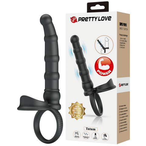 Baile Tatum Vibrating Cock Ring with Anal Probe - Vibrating Cock Rings