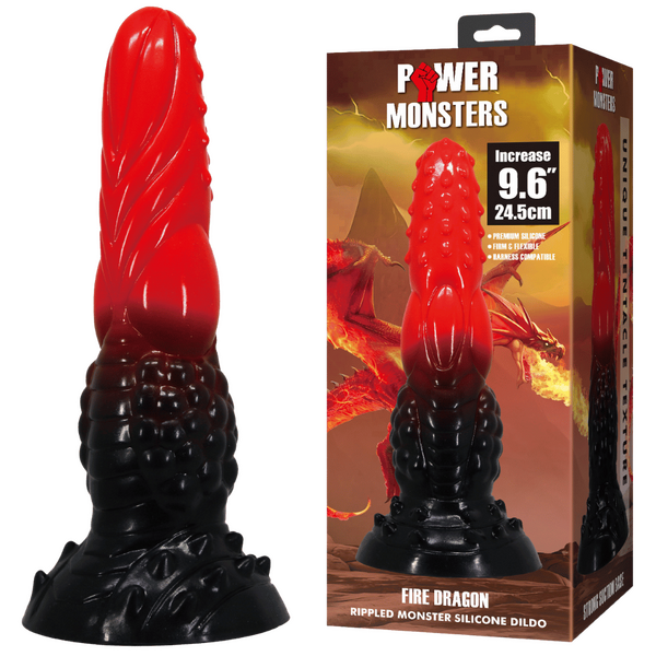 Baile Fire Dragon Monster Silicone Creature Dildo - Realistic Dildos