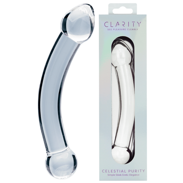 Creative Conceptions Celestial Purity Glass Dong - - Glass Sex Toys