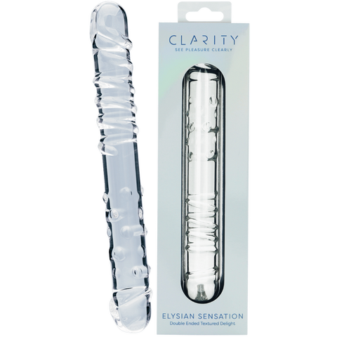 Creative Conceptions Glass Dildo Elysian Sensation Double Ended Design - Glass Sex Toys