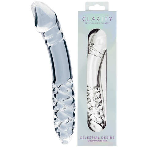 Creative Conceptions Glass Dildo Celestial Desire Double Ended Design - Glass Sex Toys