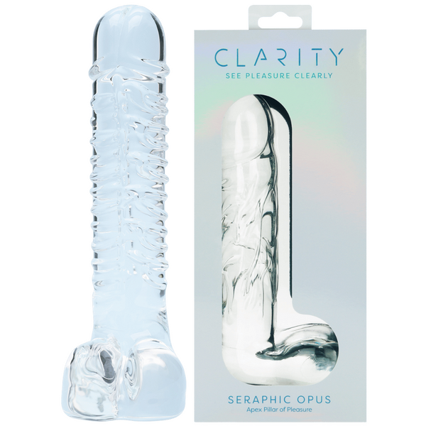 Creative Conceptions Seraphic Opus Handblown Glass Dildo - - Glass Sex Toys