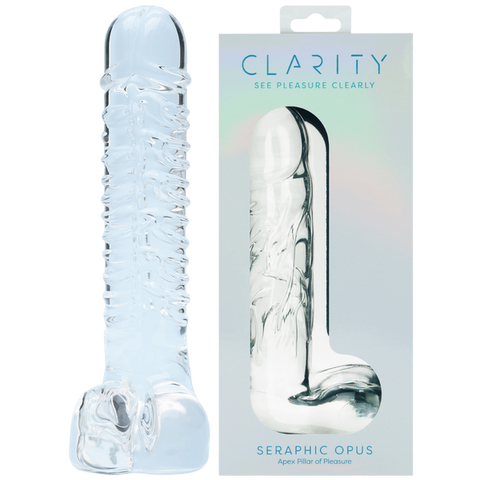 Creative Conceptions Glass Dildo Seraphic Opus 7.2 Inch Borosilicate - Glass Sex Toys