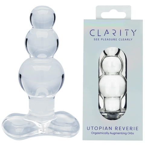 Creative Conceptions Glass Dildo Utopian Reverie Handcrafted Glass Anal - Glass Sex Toys