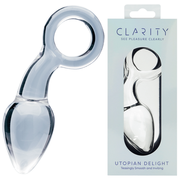 Creative Conceptions Utopian Delight Glass Anal Plug - - Glass Sex Toys