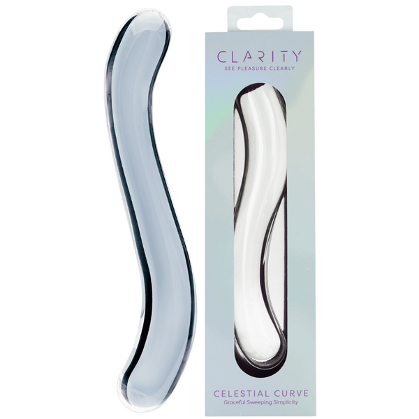 Creative Conceptions Celestial Curve Double Ender Glass Dildo - - Glass Sex Toys