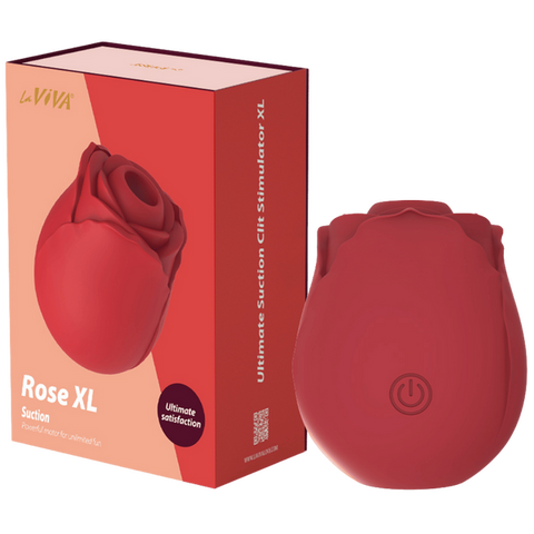 La Viva Rose Petal Tapping Clitoral Stimulator XL - Clit Ticklers and Pulsators