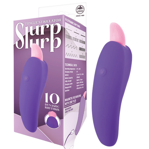 NANMA Excellent Power Slurp Slurp Adult Tongue Stimulator Clitoral Vibrator - Finger and Tongue Vibrators