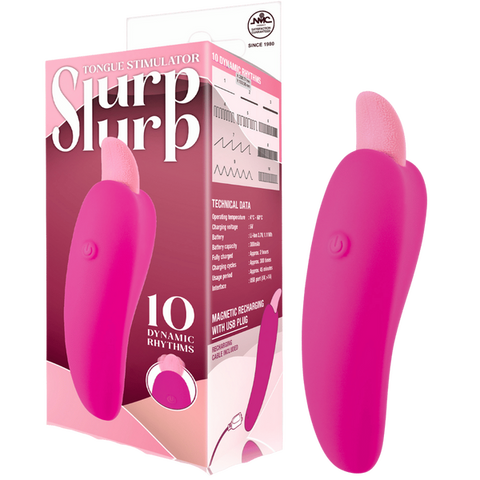 NANMA Excellent Power Slurp Slurp Adult Tongue Stimulator Clitoral Vibrator - Finger and Tongue Vibrators