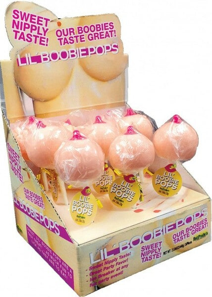 Hott Products Lil' Boobie Shaped 9 Piece Lollipops - Default Title - Party Gifts and Novelties