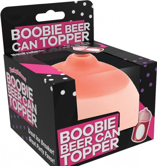 Hott Products Boobie Shaped Beer Can Topper - Default Title - Party Gifts and Novelties