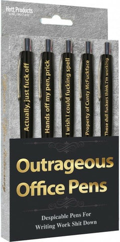 Hott Products Outrageous Novelty Office Pens - Party Gifts and Novelties
