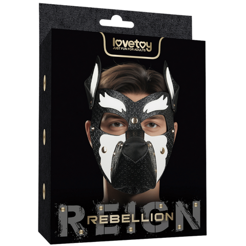 Lovetoy Rebellion Reign Howl Pup Play BDSM Mask - Masks And Blindfolds