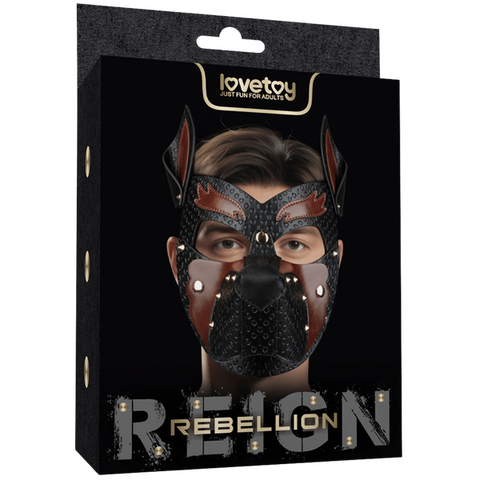 Lovetoy Rebellion Reign Howl Pup Play BDSM Mask - Masks And Blindfolds