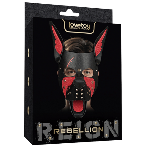 Lovetoy Scarred Alpha Pup Fetish Play Mask - Masks And Blindfolds
