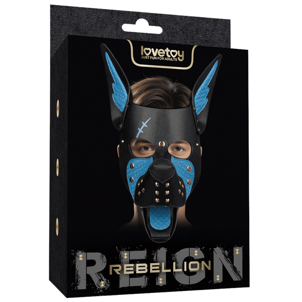 Lovetoy Scarred Alpha Pup Fetish Play Mask - Masks And Blindfolds