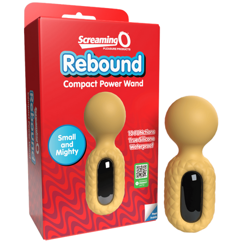 Screaming O Cuties Rebound Compact Power Wand with Spring Loaded Neck - Body Wands