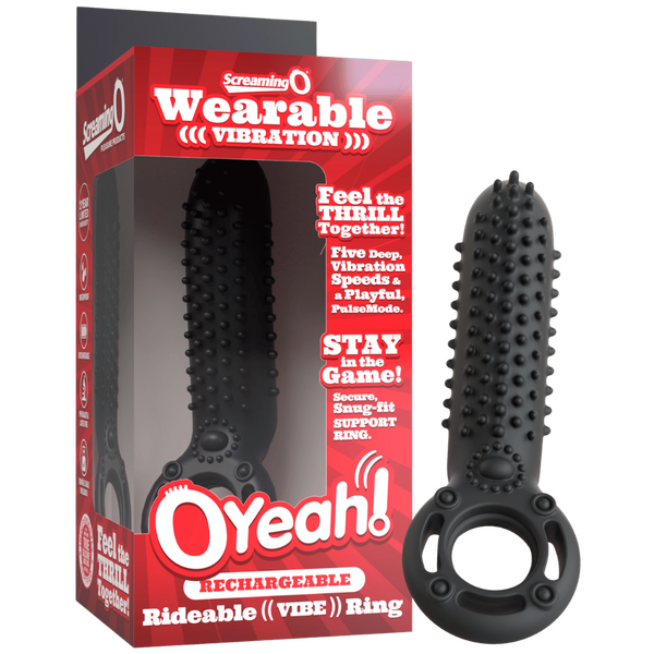 Screaming O OYeah Rechargeable Rideable Vibrating Cock Ring - Vibrating Cock Rings