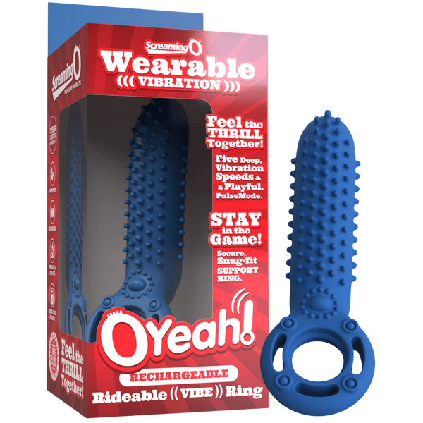 Screaming O OYeah Rechargeable Rideable Vibrating Cock Ring - Vibrating Cock Rings
