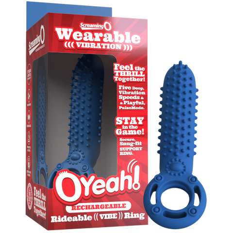 Screaming O OYeah Rechargeable Rideable Vibrating Cock Ring - Vibrating Cock Rings