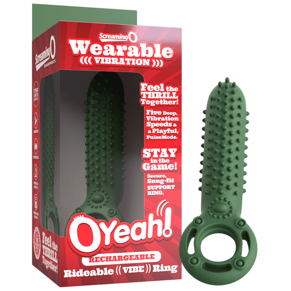 Screaming O OYeah Rechargeable Rideable Vibrating Cock Ring - Vibrating Cock Rings
